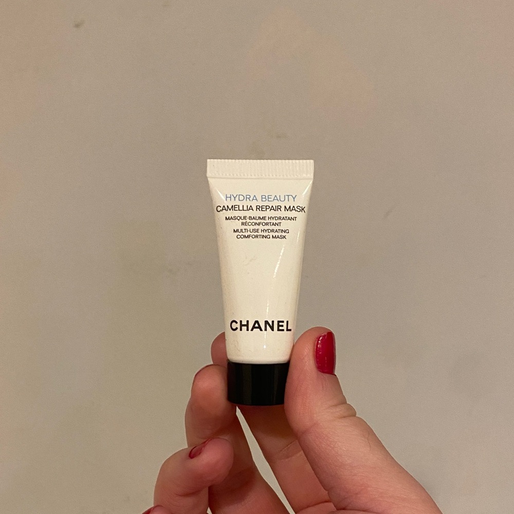 CHANEL Hydra Beauty Camellia Repair Mask - White & Black Mini Tube